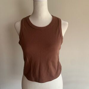 Ribbed Tank Top - slightly cropped